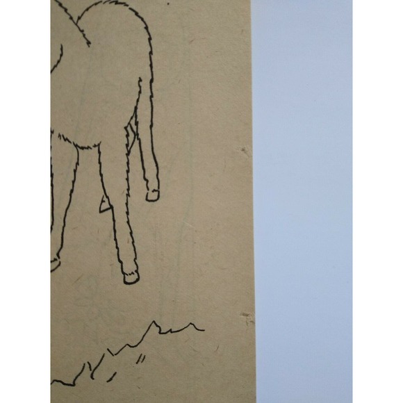 Big Little Book Kitten Coloring Book Saalfield 181 White Cat With Painting Brush - Picture 5 of 9